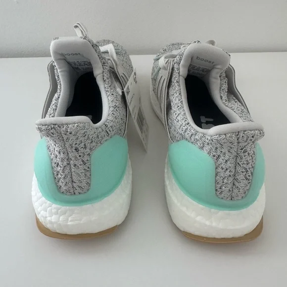 Adidas Gray and Mint Ultraboost Athletic Running Shoes - NWT - Picture 6 of 8